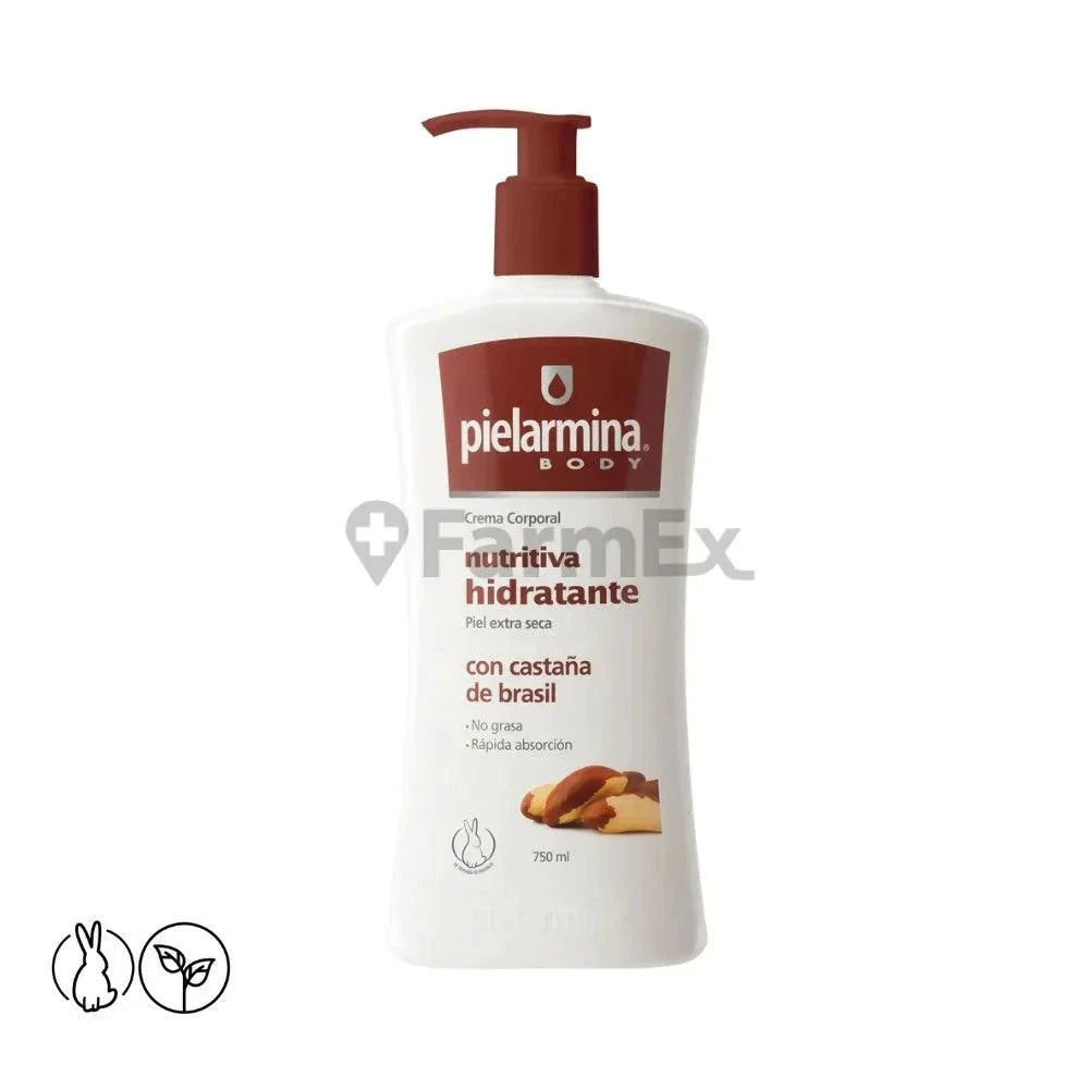 Pielarmina Body Crema Corporal "Castaña de Brasil" x 750 mL Farmex-Pluxee-Persistente